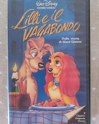 vhs Disney originale Lilly il vagabondo 1 uscita 