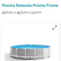 Piscina intex 457cm x 457cm x 122cm