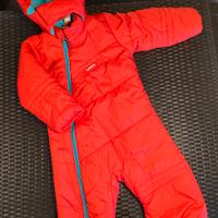 Tuta da neve baby 3anni, rossa