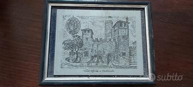 Quadro con stampa artistica di castello