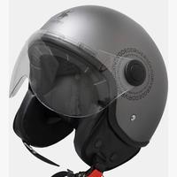 Casco demi jet grigio opaco rodeo drive