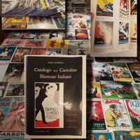 Catalogo cartoline illustrate 1°ed. + 530 postcard