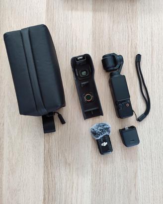 DJI Osmo Pocket 3 + microfono, lenti e adattatore