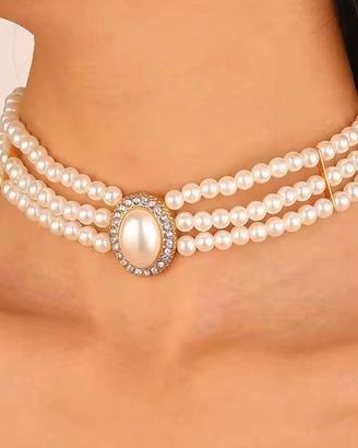 Collana girocollo donna ragazza moda elegante