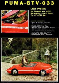 Dépliant Puma GTV 033