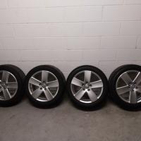  Gomme estive +cerchi in lega Vw passat b6 
