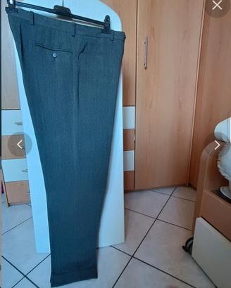 Pantaloni uomo misto lana