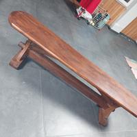 panca in legno fatta a mano 