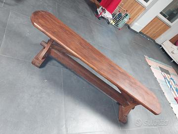 panca in legno fatta a mano 