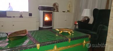 stufa pellet  con riscaldamento  edilkamin  biguy