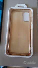 custodia morbida dorata per Samsung Galaxy A12