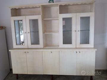 mobile shabby vetrina vintage decapè