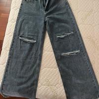 Pantaloni gamba larga