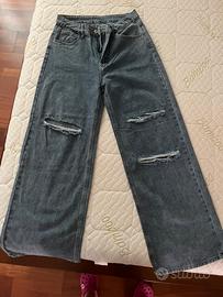 Pantaloni gamba larga