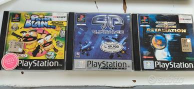 lotto di 3 giochi ps1