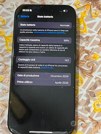 Iphone 16 Pro 128 GB Black Titanium