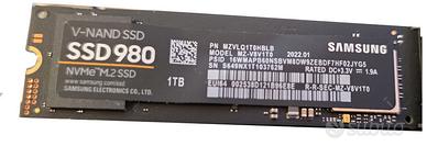 Samsung 980 1TB M.2 2280 SSD