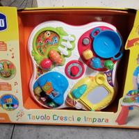 gioco chicco tavolo cresci e impara nuovissimo 