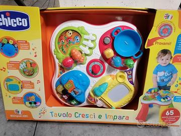 gioco chicco tavolo cresci e impara nuovissimo 
