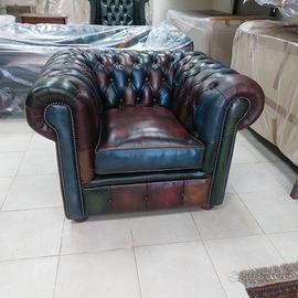Poltrona chesterfield club Patchwork Harlequin 