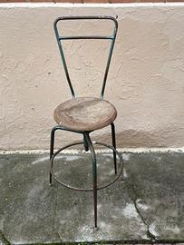 Sgabello tipo Industriale Vintage