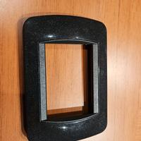 placca bticino living l4803pa colore acciaio scuro