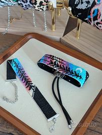 Set di 2 braccialetti 