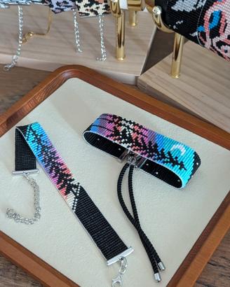 Set di 2 braccialetti 
