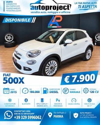 Fiat 500 X 500X 1.6 mjt Lounge 4x2 120cv