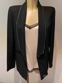 Giacca nera  reverse catena tg. 44 Patrizia Pepe