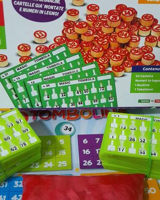 Magic Tombolina 24 cartelle Giochi  Iovane 
