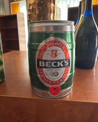 Botte di birra BECK'S