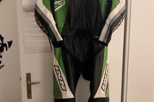 Tuta in pelle da moto divisibile