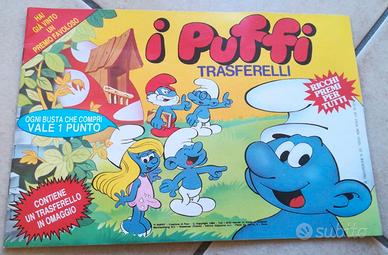 Album figurine I Puffi trasferelli 1984 vuoto