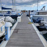 Attracco a banchina.Posto barca