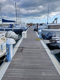 Attracco a banchina.Posto barca