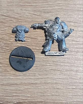 Warhammer 40k Metal Space Marine Veteran Sergente