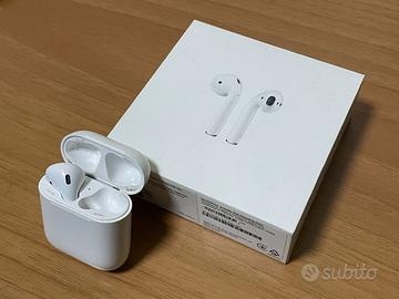airpods 2 gen (1 sola cuffia sx + casa + scatola)