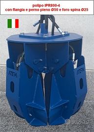 POLIPO IPR800 con perno per gancio gru Pinza Legna