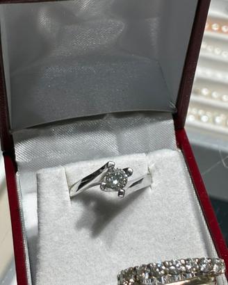 Solitario diamante 0.41 ct
