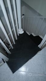 SCALA A CHIOCCIOLA SALVASPAZIO - BIANCA E NERA -