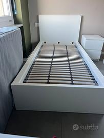 Letto ikea Malm con rete Luroy