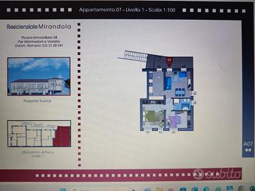 Camera, cameretta, sala, bagno, e cucina