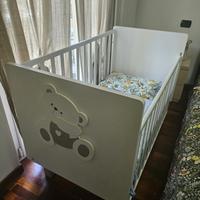 Lettino erbesi completo di materassino