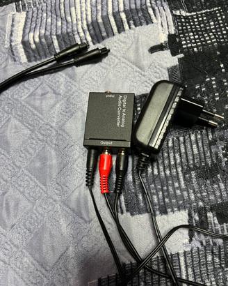 Audio converter e cavo ottico