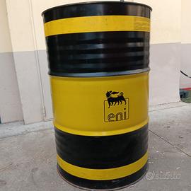 bidone metallo originale eni