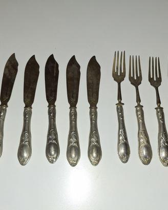 Posate vintage argento 800