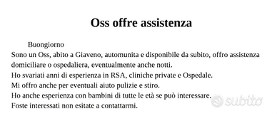 Oss da assistenza