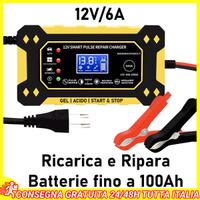 Carica batteria per Moto, Scooter ripara rigenera