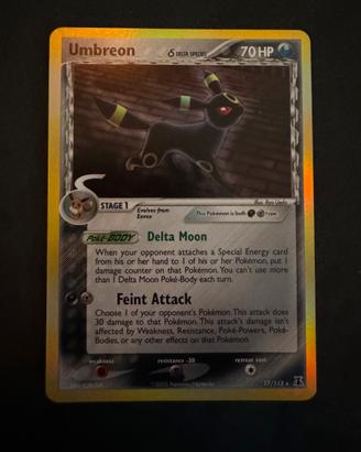 Umbreon δ Delta Species Pokemon Eng